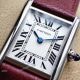 K11 Factory V3 Swiss Replica Cartier Tank Must Ultra-thin Quartz Watch Red Leather Strap (3)_th.jpg